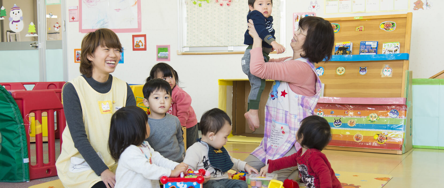 社内託児室の完備